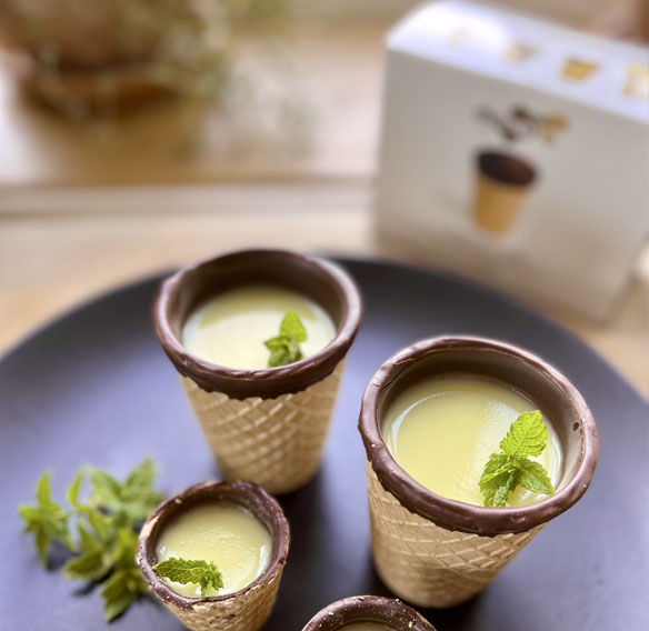 Chocup® with Matcha Green Tea pudding