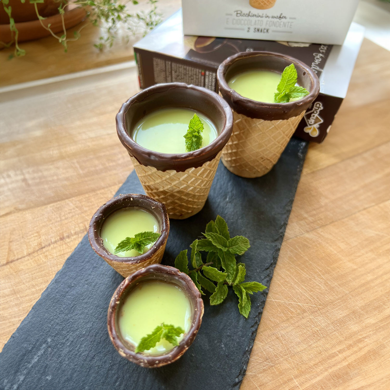 Chocup® with Matcha Tea Pudding | Foodrinks Recipes